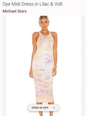 Michael Stars tie die dress